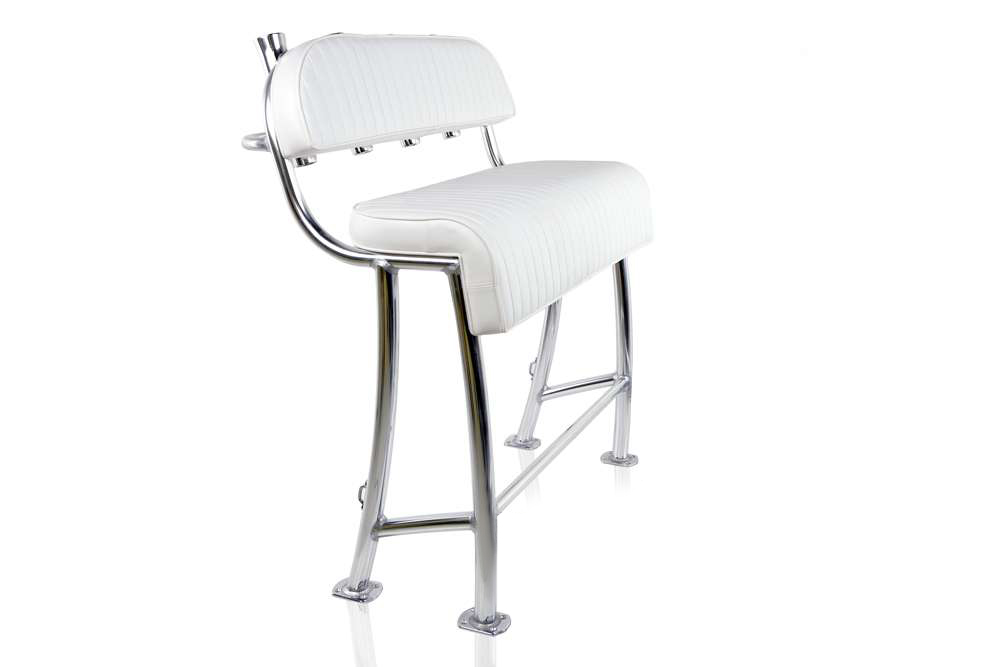 Custom Leaning Post with Backrest and Footrest for boat